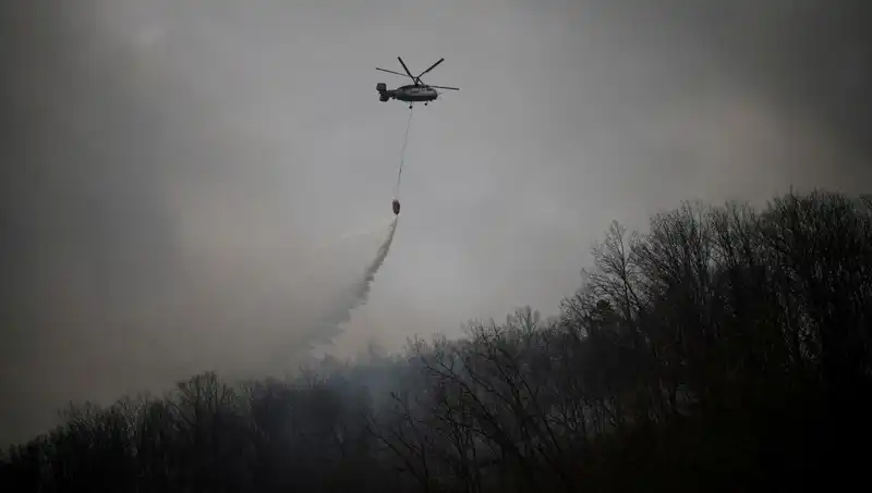 Güney Kore'de Helikopter Kazası: Yangın Söndürme Operasyonu Korkunç Bir Sonuçla Bitti