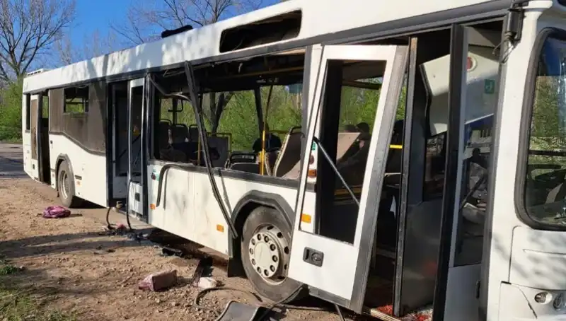 Rusya'nın Çirkin Yüzü: İşçileri Taşıyan Otobüse Saldırı Gerçekleşti