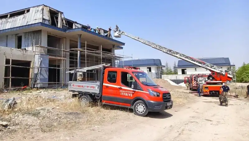 Gölbaşı'nda Villaları Korkutan Yangın: Olayın Detayları ve Sebepleri