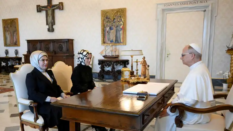 Emine Erdoğan ve Papa Leo: Gazze’nin Kayıp Sesleri Üzerine Tarihi Buluşma