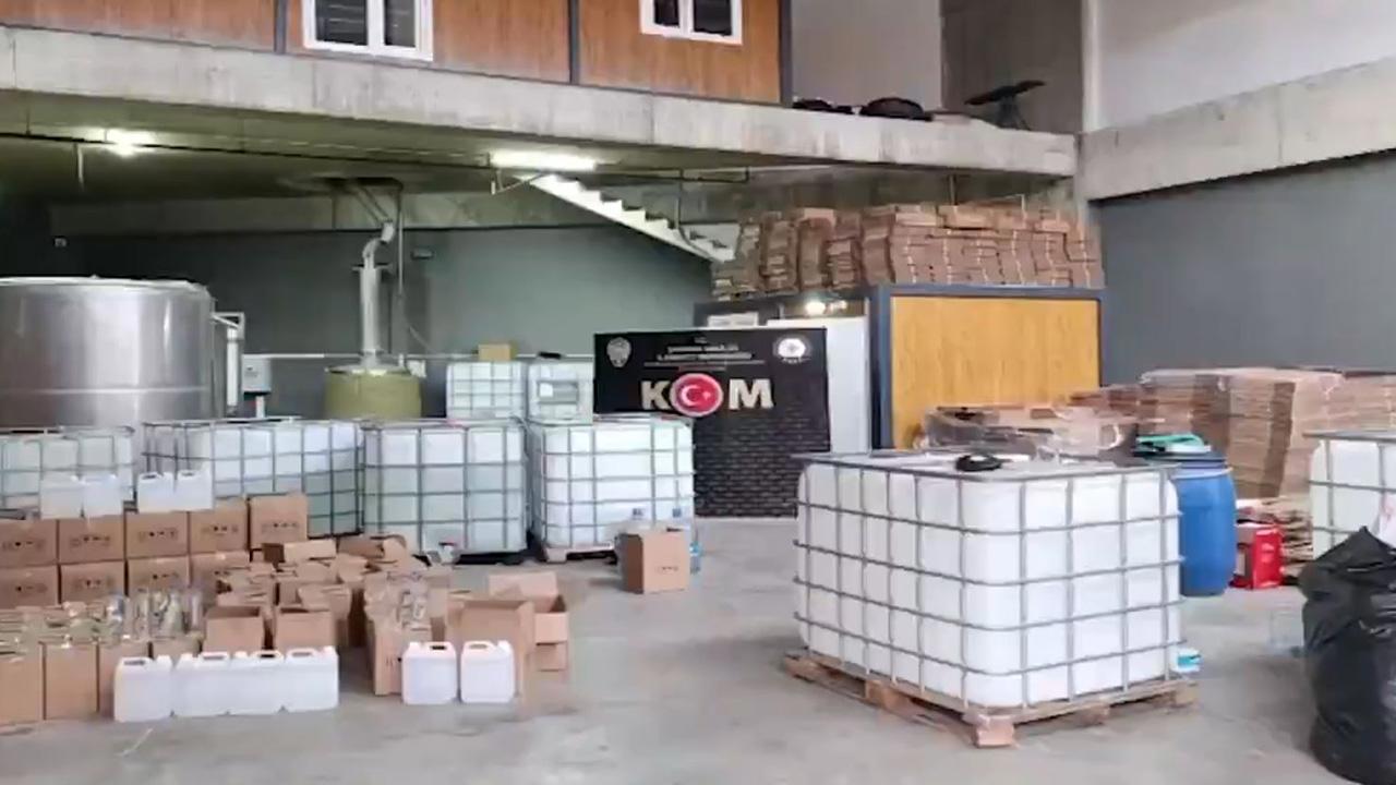 Çengel operasyonları sonuç verdi: 137 bin litre sahte alkol ve etil alkol yakalandı