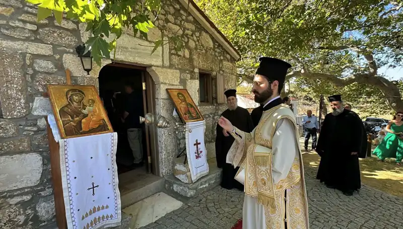Bozcaada'da Geleneksel Aya Paraskevi Günü Ayini Heyecanı Yaşandı