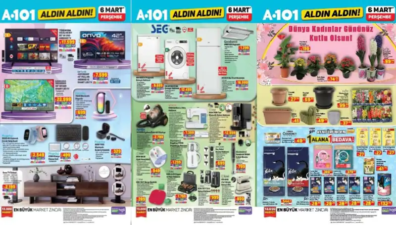 A101 6 Mart Aktüel Ürünler: Alışverişte Fırsatlar Kapıda