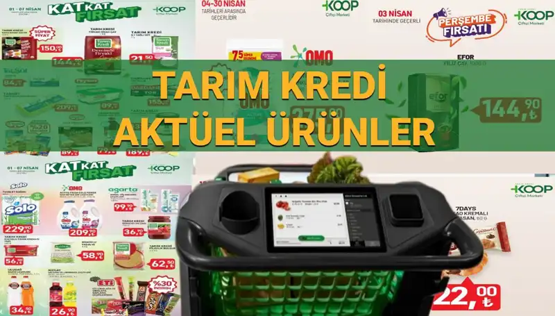 Tarım Kredi Kooperatifleri Nisan Ayında İndirimli Ürünlerle Müşterilerini Bekliyor