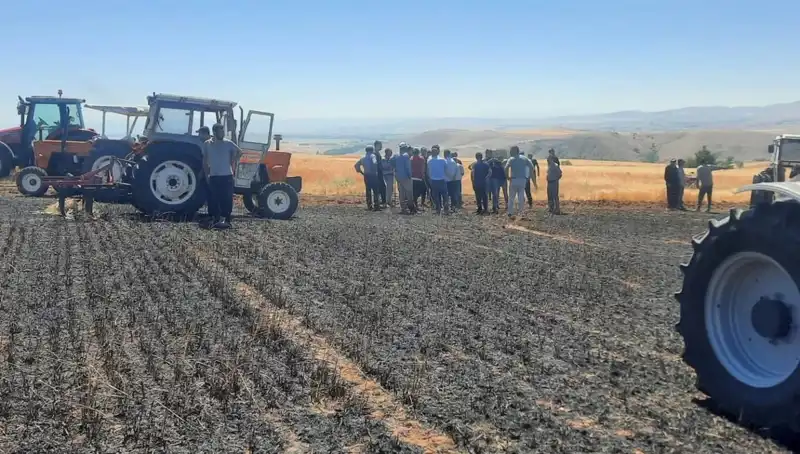 Yozgat’ta Yangın Felaketi: 100 Dönüm Tarım Arazisi Yok Oldu