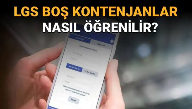LGS Boş Kontenjanlar ve Taban Puanları: Öğrenmek İçin Tüm Yöntemler