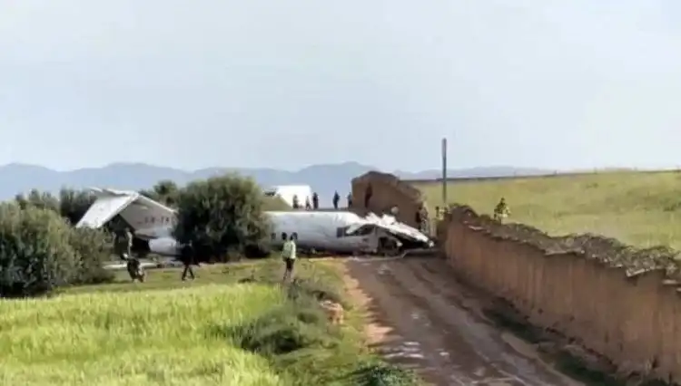Uçak Pisten Çıktı: Tüyler Ürperten Kaza Anları!
