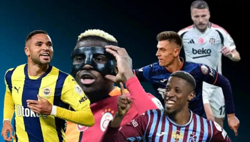 Süper Lig'de Gol Krallığı Yarışı: Osimhen, Banza ve En-Nesyri'nin Gol Sayıları
