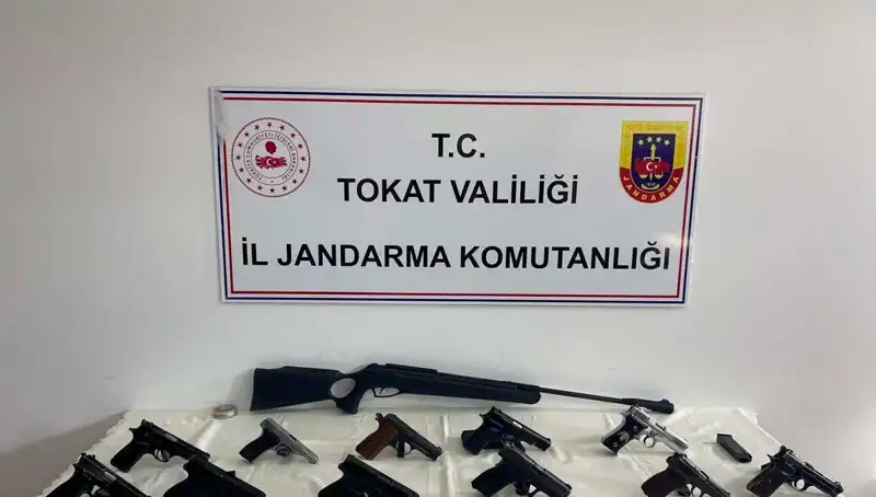 Tokat’ta Kaçak Silah Operasyonu: 2 Şüpheli Gözaltına Alındı