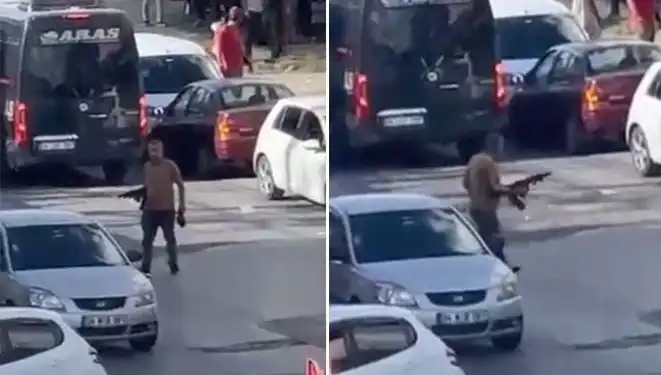 Başakşehir'de Pompalı Tüfekle Sokakları Kapatan Adamın Korkunç Anları