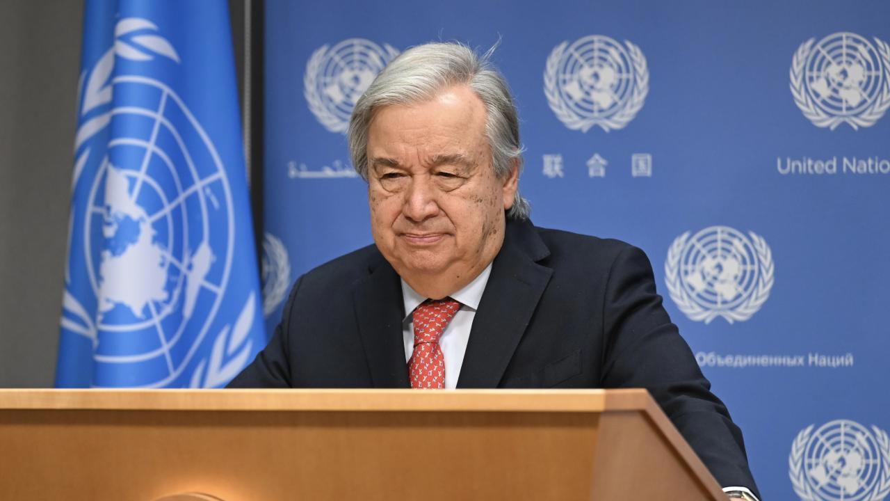 Guterres: Suriye Halkı Tarihi Bir Fırsatla Karşı Karşıya
